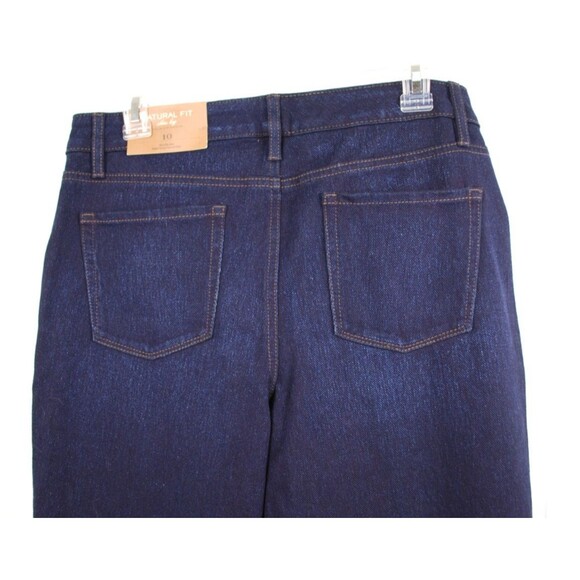 Coldwater Creek Jeans Women's Size 10 Dk Wash Slim Leg Capri Natural Fit NWT - Picture 6 of 7